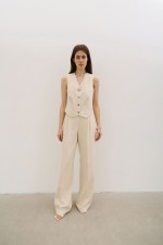 Білі брюки максі 3795 фото 2