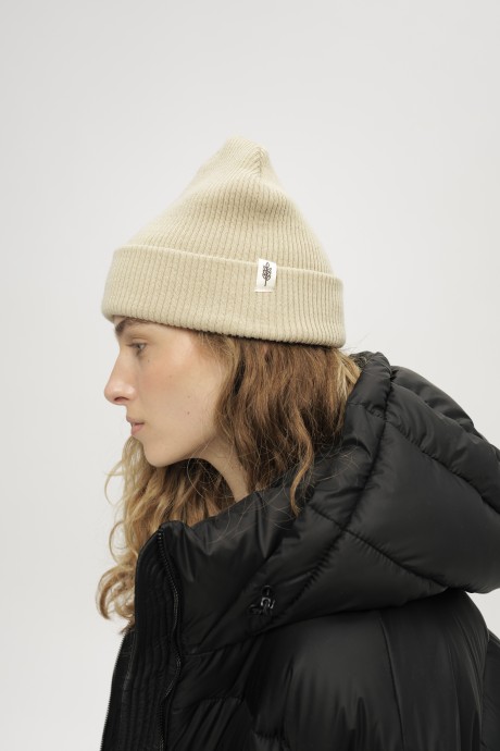 Бежева шапка 37043704 купить