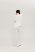 Біла піжама 3946 фото 2
