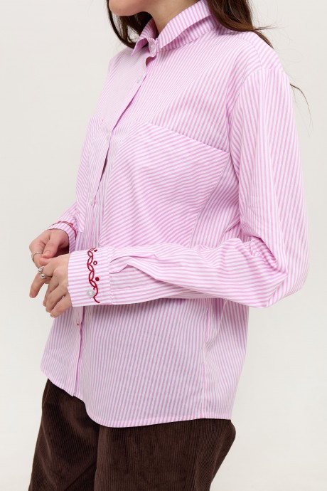 Рожева сорочка у смужку 39513951 купить