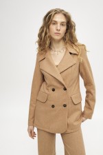 Бежевий жакет 3895 фото 2