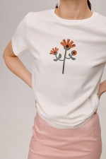 Біла футболка 3956 фото 1