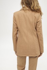 Бежевий жакет 3895 фото 6