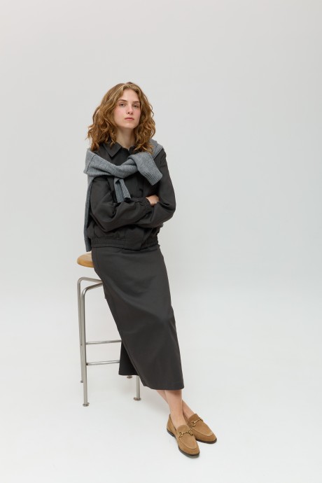 Сірий бомбер 40254025 купить