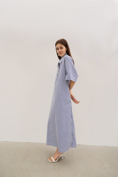 Сукня у синьо - білу смужку 37983798 купить