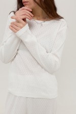 Біла піжама 3946 фото 1