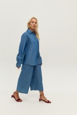 Джинсова сорочка 3975 фото 3