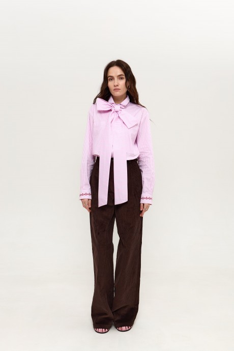 Рожева сорочка у смужку 39513951 купить