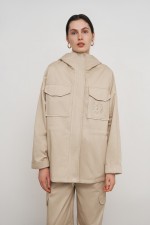 Бежева куртка 3664 фото 0