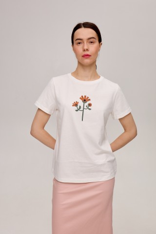 Біла футболка 39563956 купить