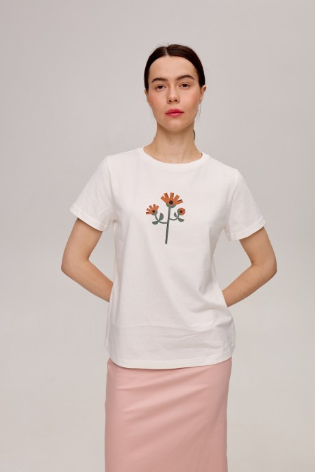 Біла футболка 39563956 купить