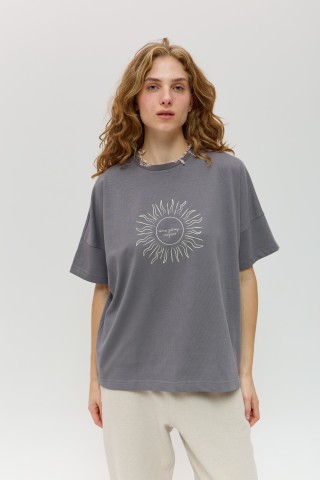 Сіра футболка 40124012 купить