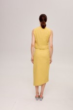 Жовта спідниця 3958 фото 4