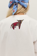 Біла футболка 3847 фото 6