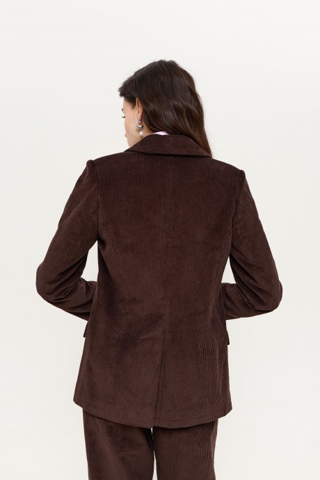 Вельветовий коричневий жакет 39483948 купить