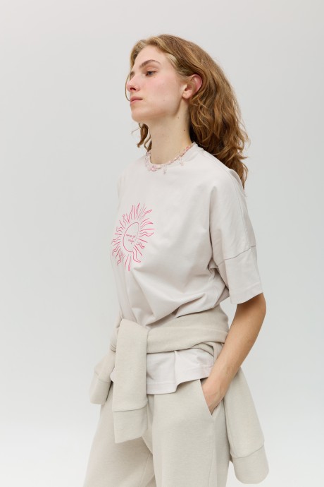 Сіра футболка 40104010 купить