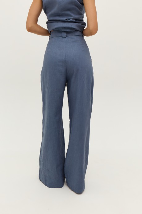 Сині лляні штані 40024002 купить