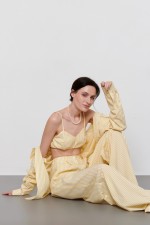 Топ у жовту смужку 3607 фото 1