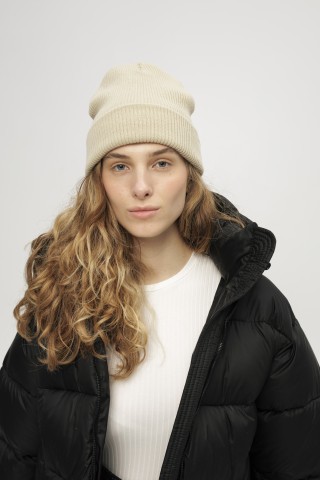 Бежева шапка 37043704 купить