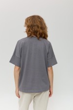 Сіра футболка 4012 фото 5