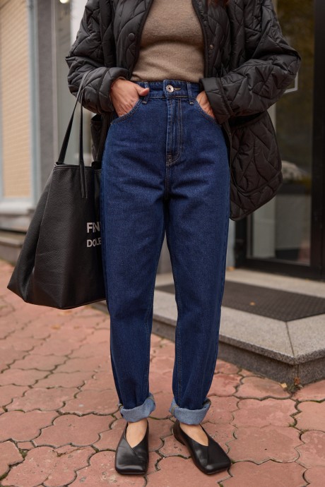 Темно сині джинси мом 40414041 купить