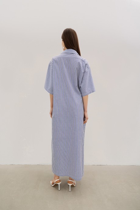Сукня у синьо - білу смужку 37983798 купить