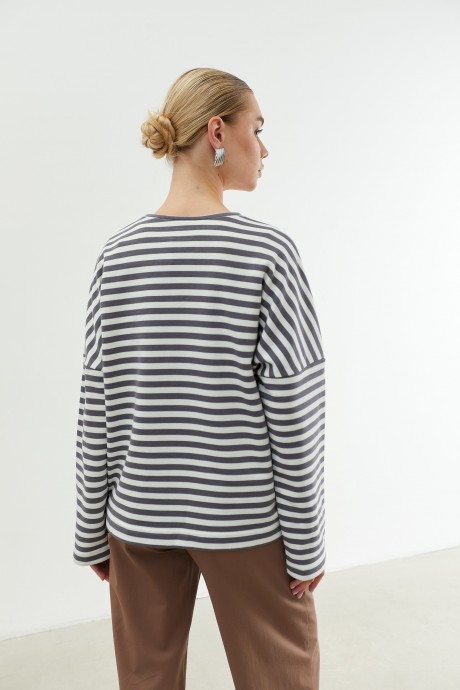 Світшот у сіру смужку 37833783 купить