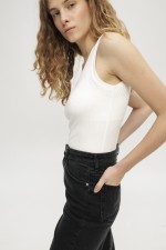 Біла майка 3875 фото 1