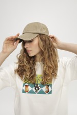 Бежева кепка 3876 фото 1