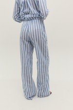 Штані у біло-блакитну смужку 3992 фото 6