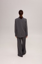 Сірі штані максі 3962 фото 7