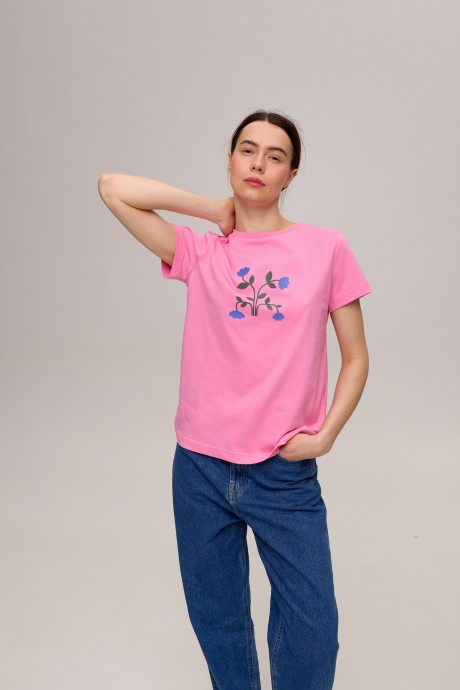 Рожева футболка 39713971 купить