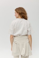 Сіра футболка 4010 фото 5