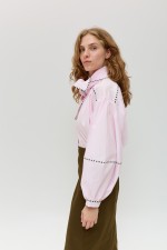 Рожева блуза 4015 фото 4