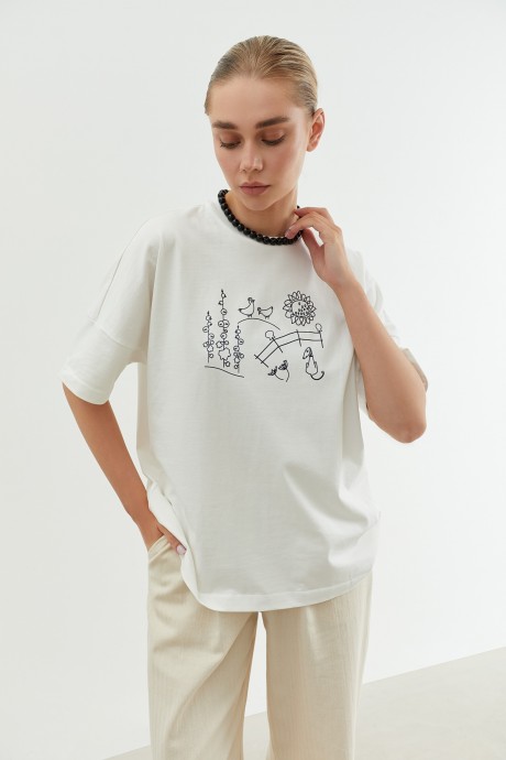 Біла футболка 38023802 купить