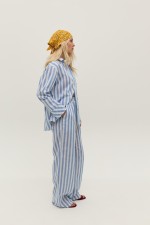 Штані у біло-блакитну смужку 3992 фото 2