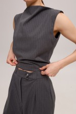 Сірі штані максі 3962 фото 5