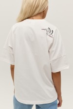 Біла футболка 3827 фото 6