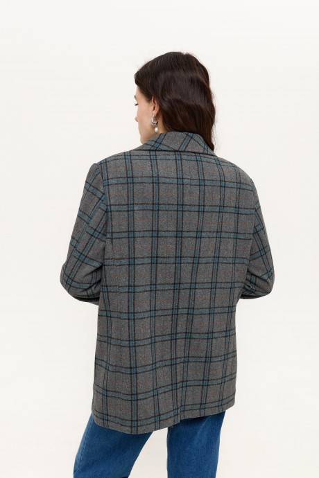 Сірий жакет у клітинку 39443944 купить