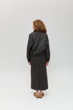 Сірий бомбер 4025 фото 2