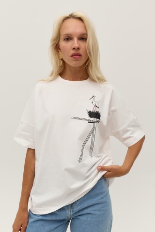 Біла футболка 38273827 купить