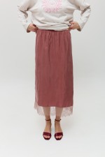 Коричнева спідниця 4027 фото 2