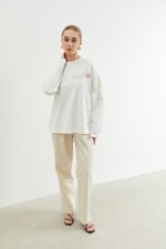 Молочний лонгслів 3780 фото 1