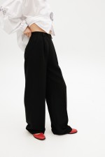 Чорні брюки максі 3901 фото 4