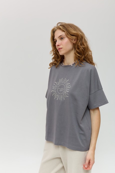 Сіра футболка 40124012 купить