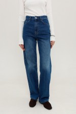 Сині прямі джинси 3953 фото 2