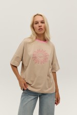 Бежева футболка 3996 фото 0
