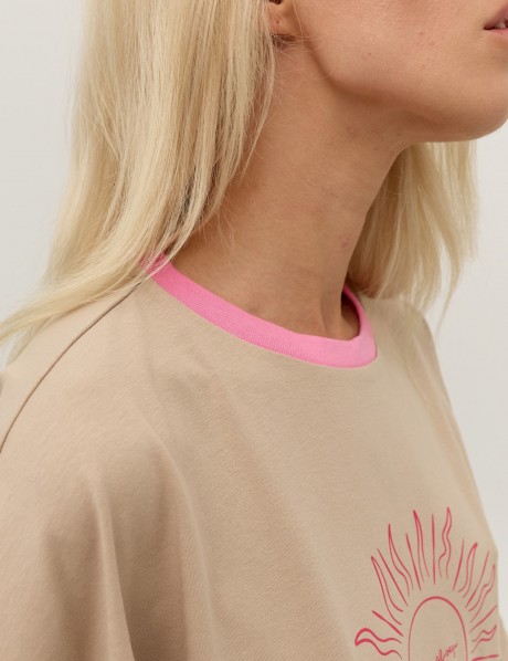 Бежева футболка 39963996 купить