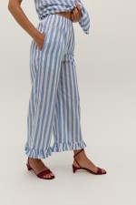 Блакитні штані 3995 фото 3