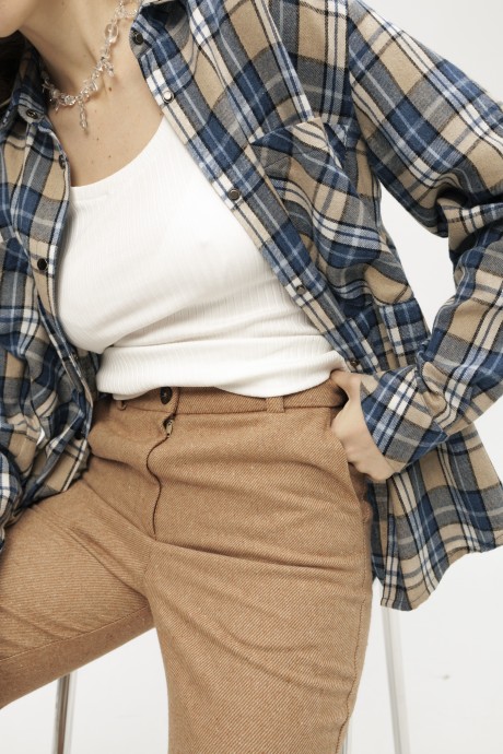 Бежеві брюки 38853885 купить